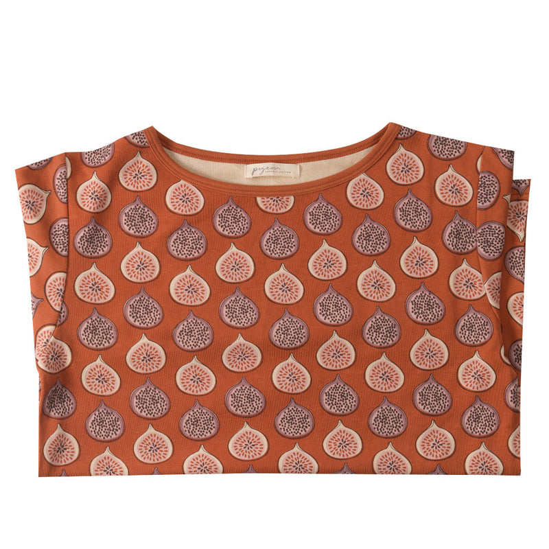 Adult T-shirt - orange fig, Medium