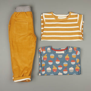 T-Shirt (Breton Stripe) - Orange