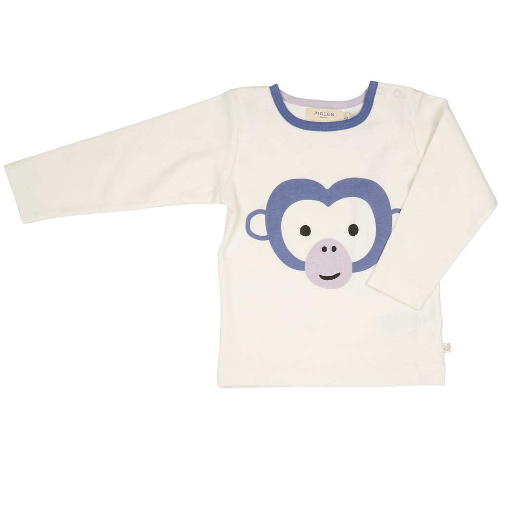 Long Sleeve T-Shirt (Single Print) - Monkey