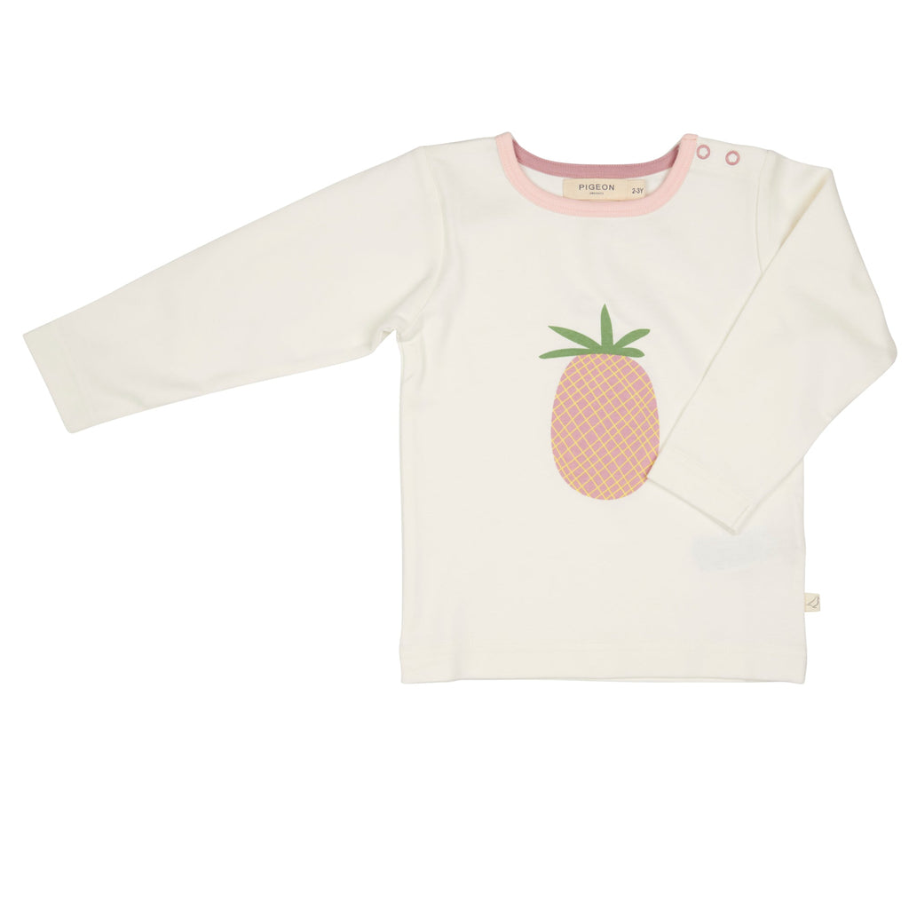 Long Sleeve T-Shirt (Single Print) - Pineapple
