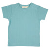 Pointelle T-Shirt - Turquoise