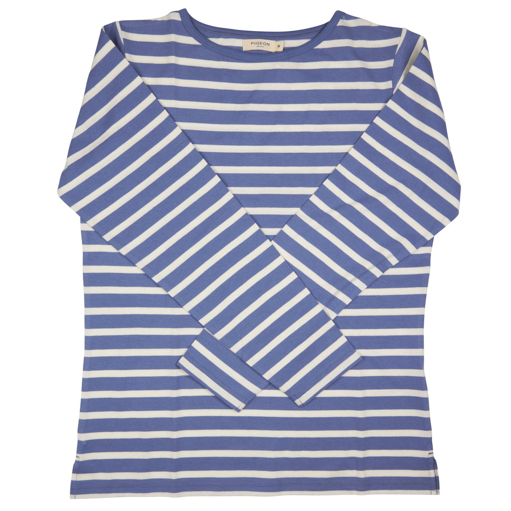 Women's Breton T-Shirt - Summer Blue