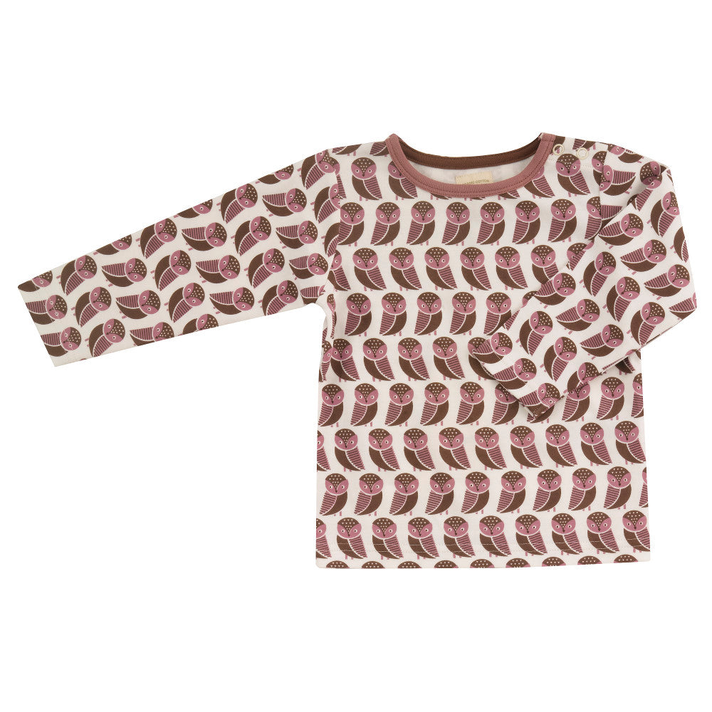 T-shirt - Rose owl, 7-8y