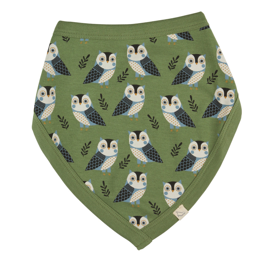 Bib - Owl, Green