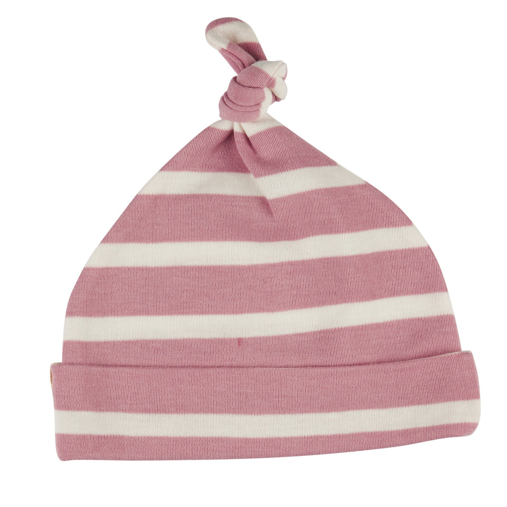 Knotted Hat (Breton Stripe) - Pink