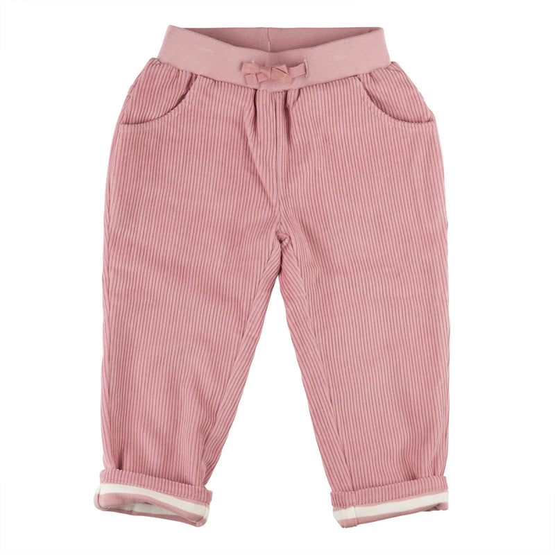 Lined Cord Trousers - Pink