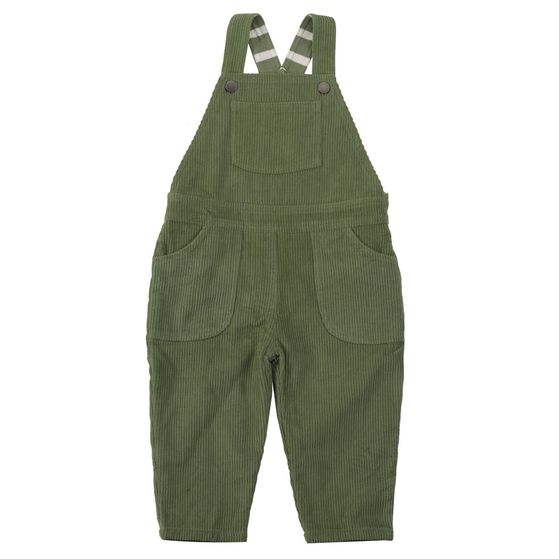Lined Dungarees - Green