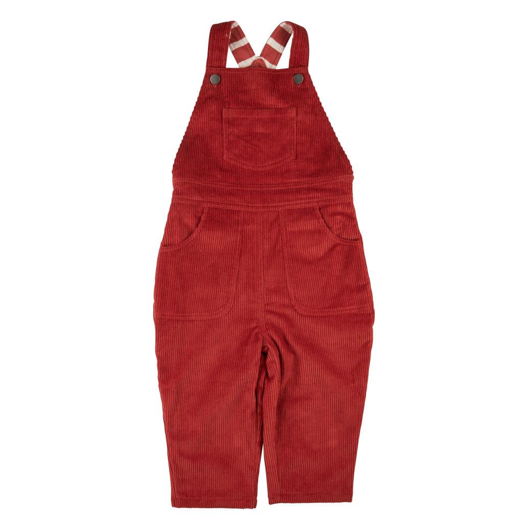 Lined Dungarees - Orange