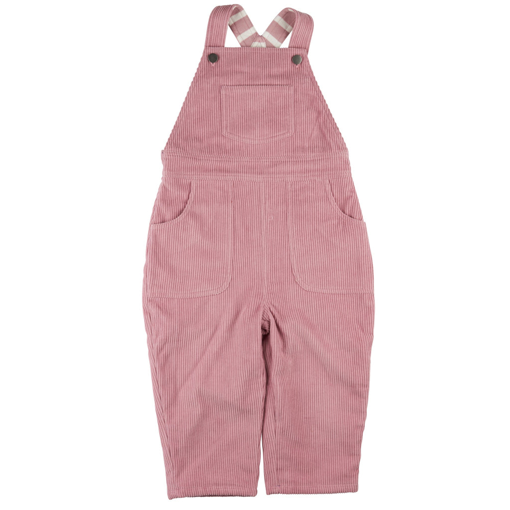 Lined Dungarees - Pink