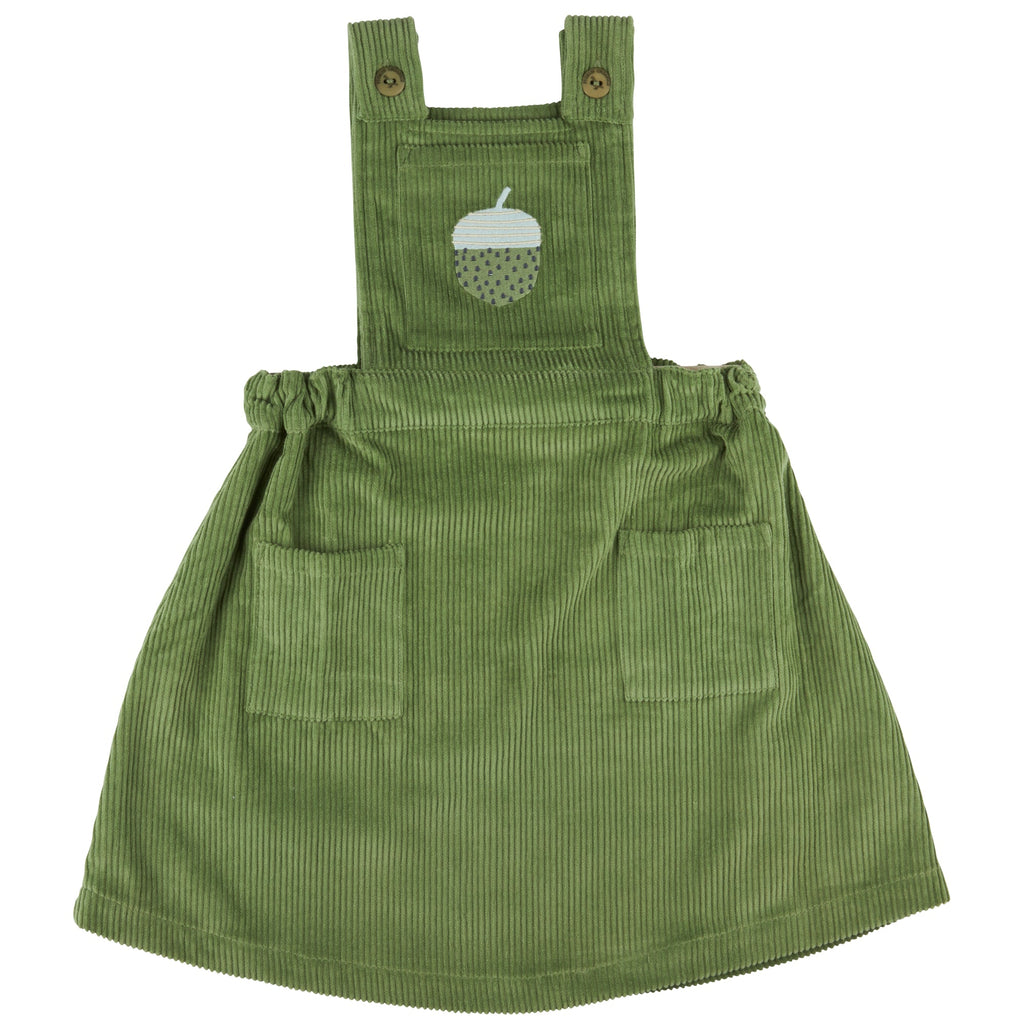 Pinafore Dress - Green