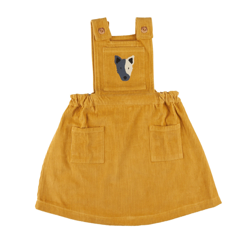 Pinafore Dress - Mustard