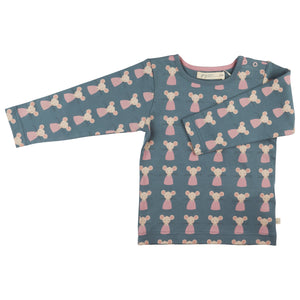 T-Shirt - Mouse, Pink Dress