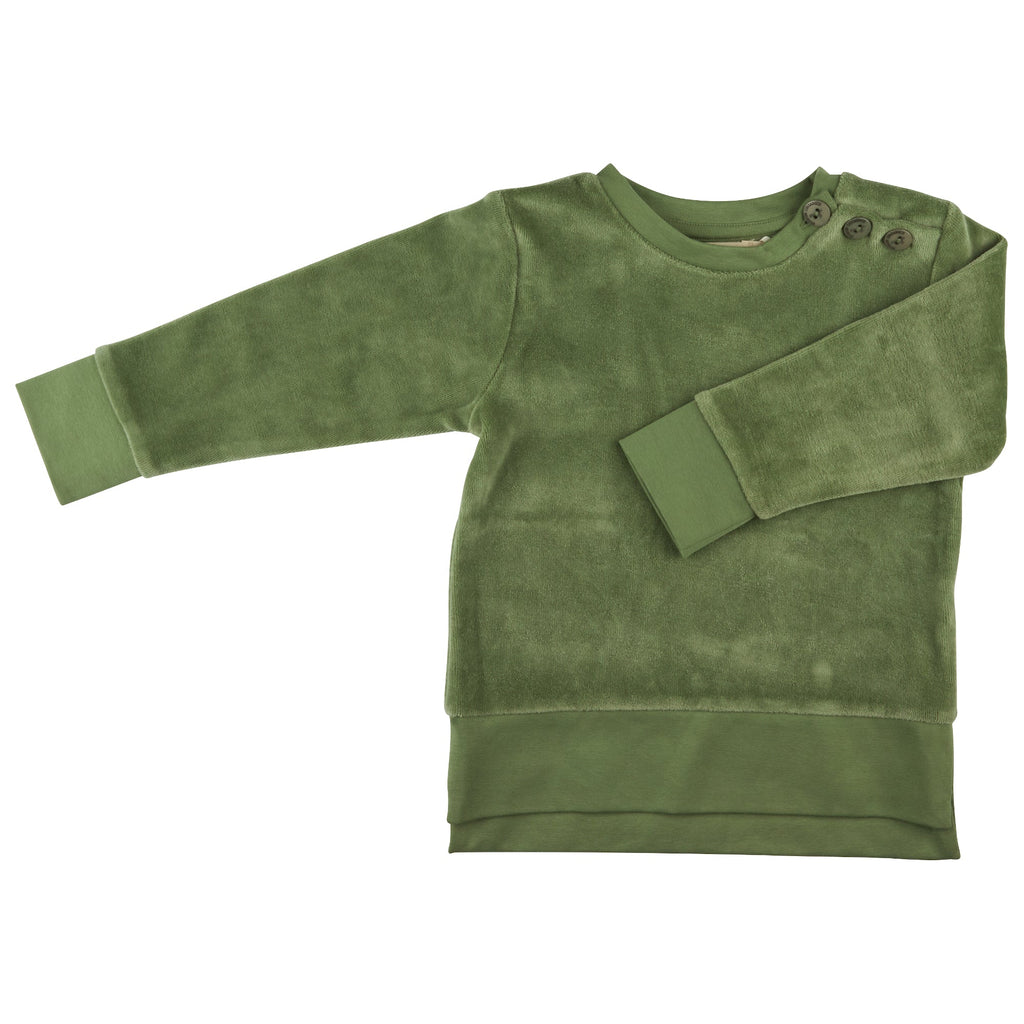 Velour Sweatshirt - Green