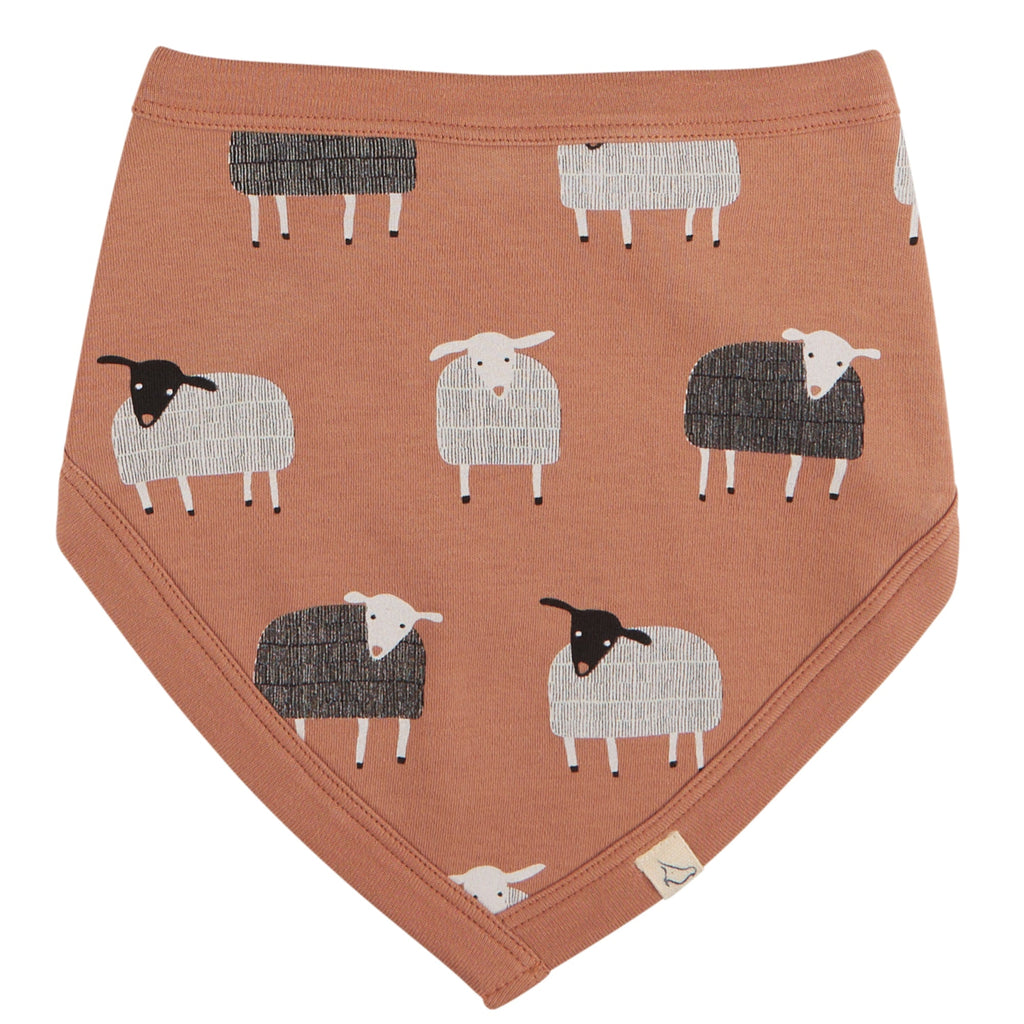 Bib - Sheep, Macaroon