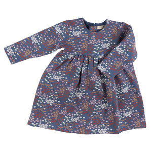 Cosy Winter Dress - Meadow, Night Blue