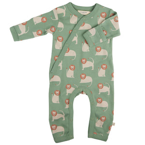 Kimono Romper - Lions, Basil