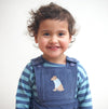 Pinafore Dress - Night Blue