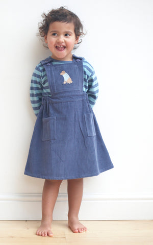 Pinafore Dress - Basil
