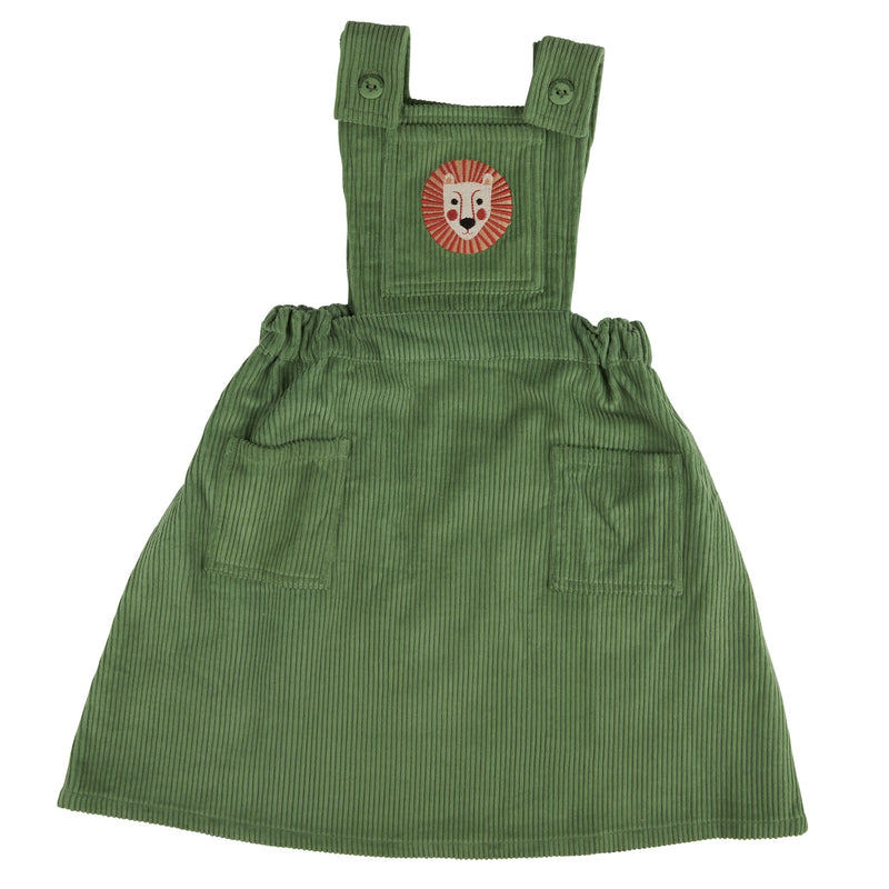 Pinafore Dress - Basil