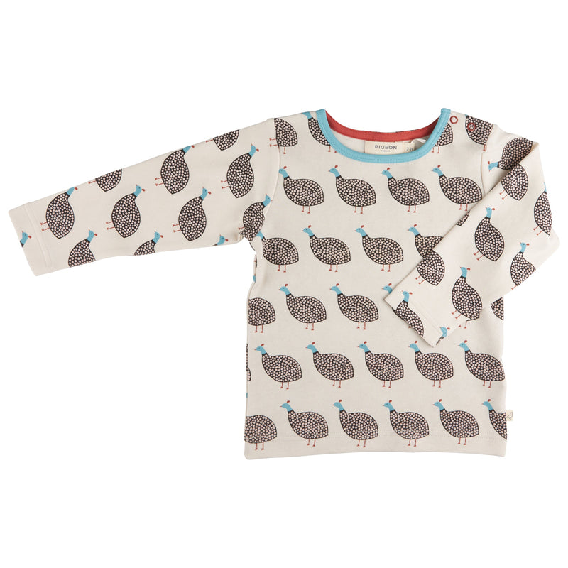 T-Shirt - Guinea Fowl, Ivory
