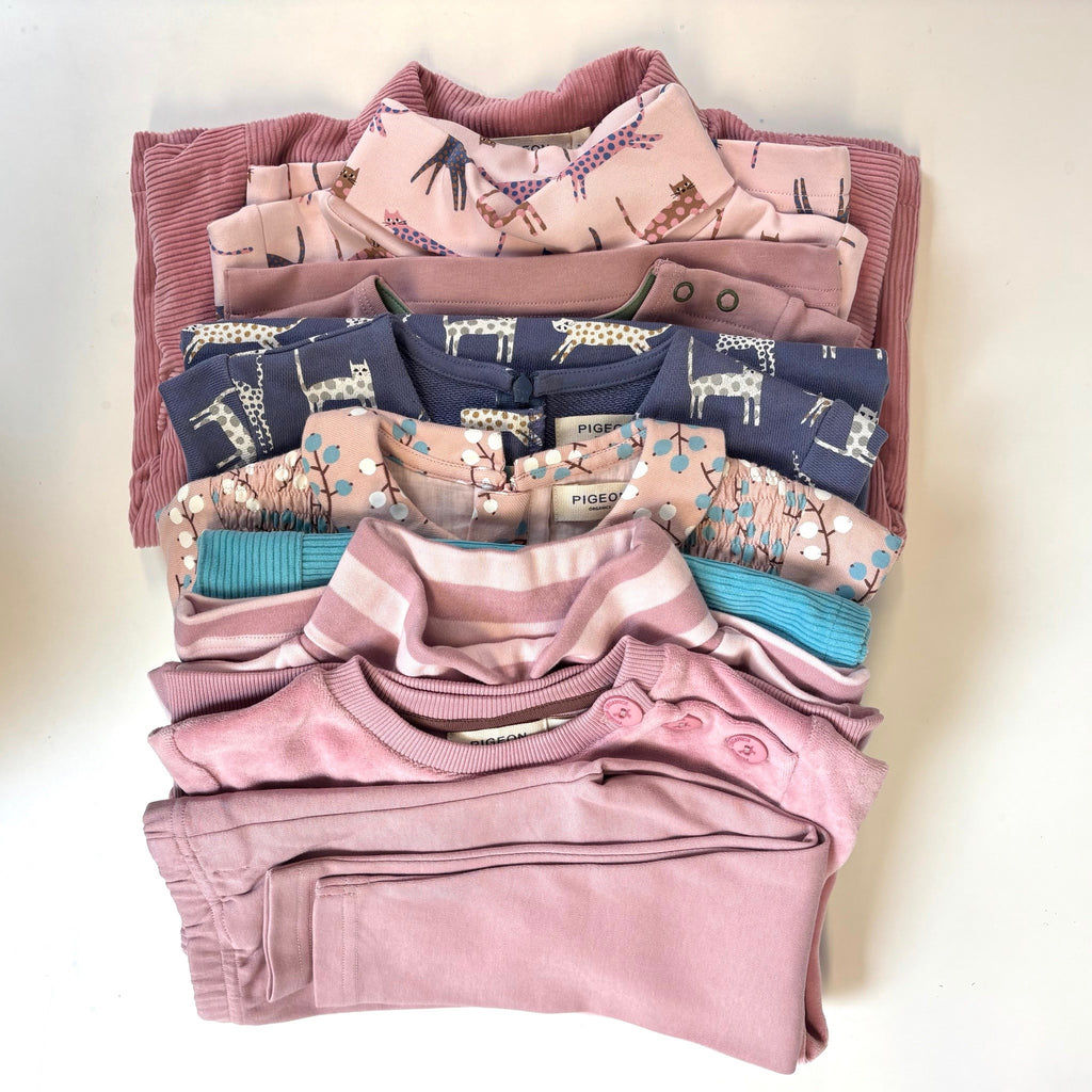 Sample bundle (9 pieces) - Pink, 2-3y
