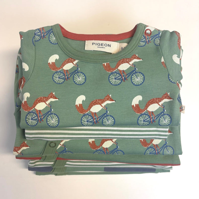 Sample bundle (7 pieces) - Green/orange, NB/0-3m