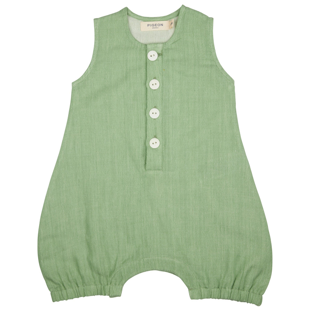 Baby All-In-One (Muslin) - Green