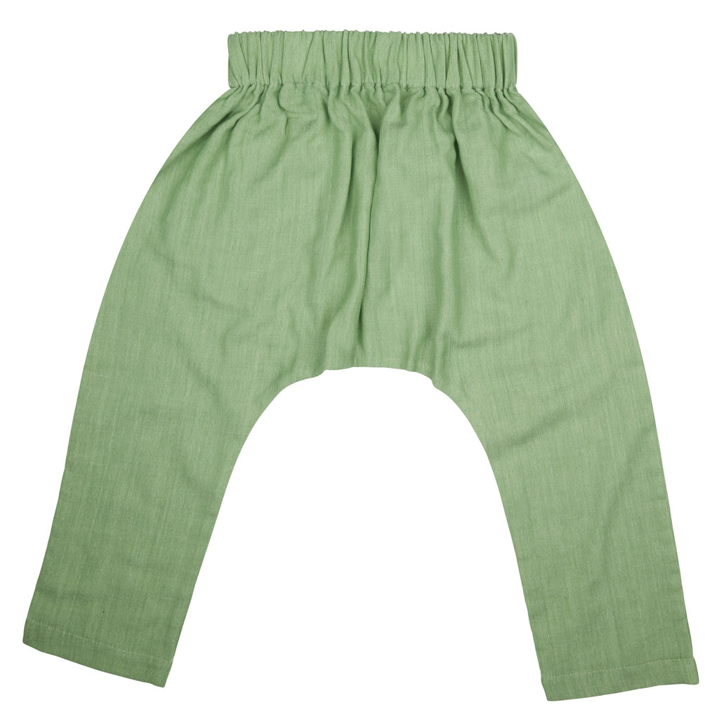 Baggy Pants (Muslin) - Green