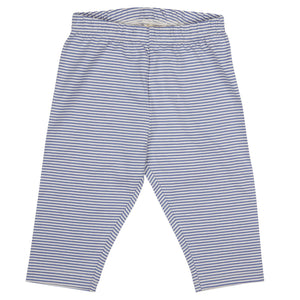 Capri Leggings (Fine Stripe) - Summer Blue
