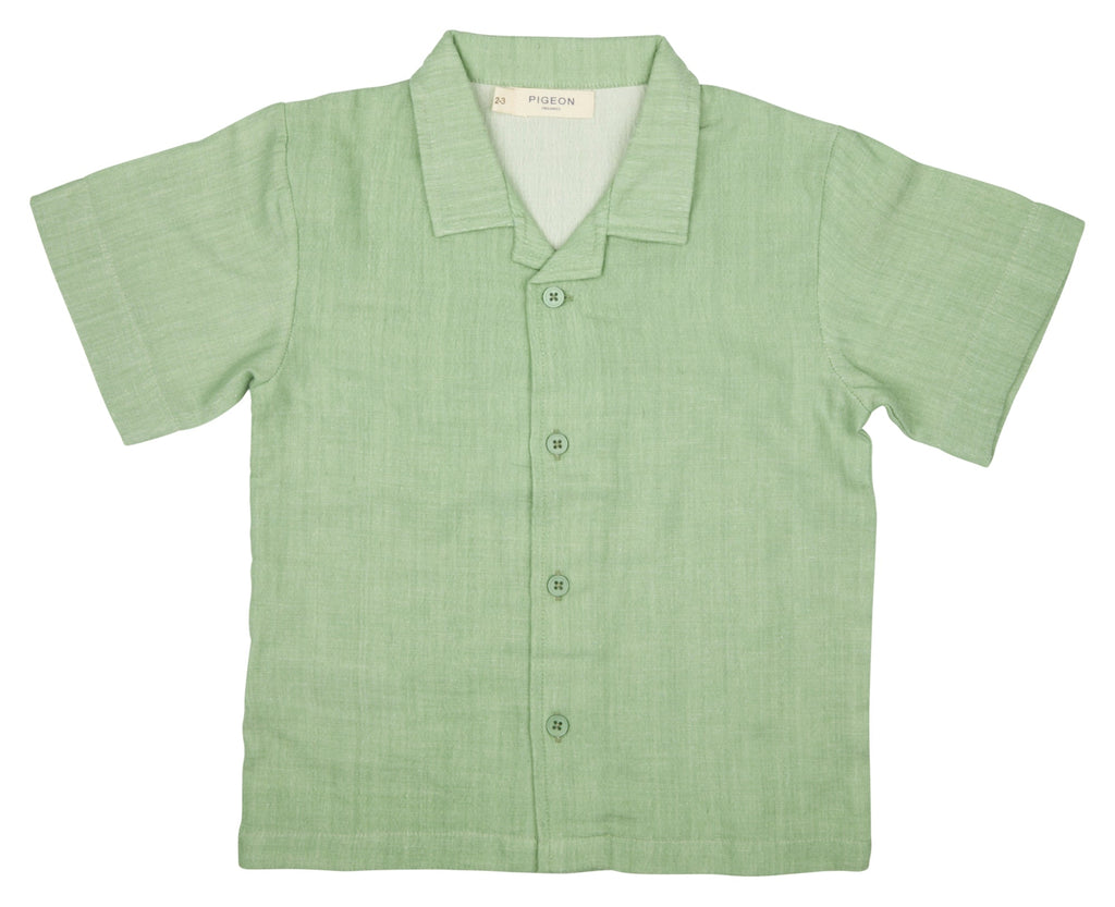 Easy Summer Shirt (Muslin) - Green