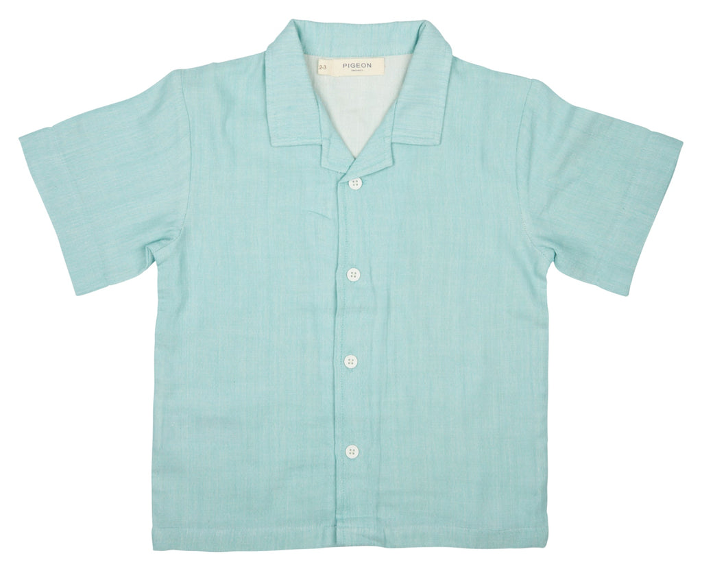 Easy Summer Shirt (Muslin) - Turquoise
