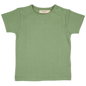 Pointelle T-Shirt - Green