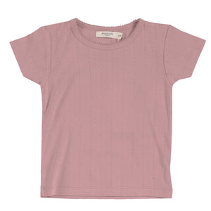 Pointelle T-Shirt - Pink
