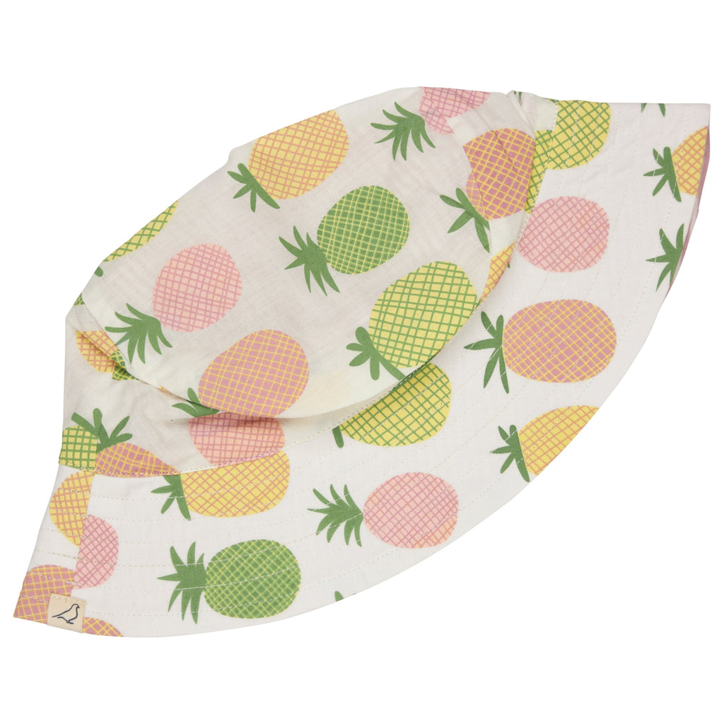 Reversible Sun Hat - Pineapples