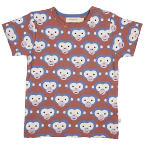 Short Sleeve T-Shirt - Monkey On Mocha