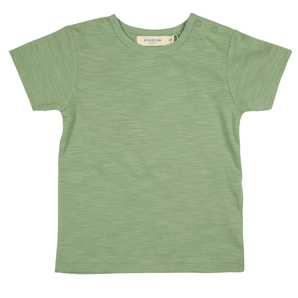 Short Sleeve T-Shirt (Slub) - Green