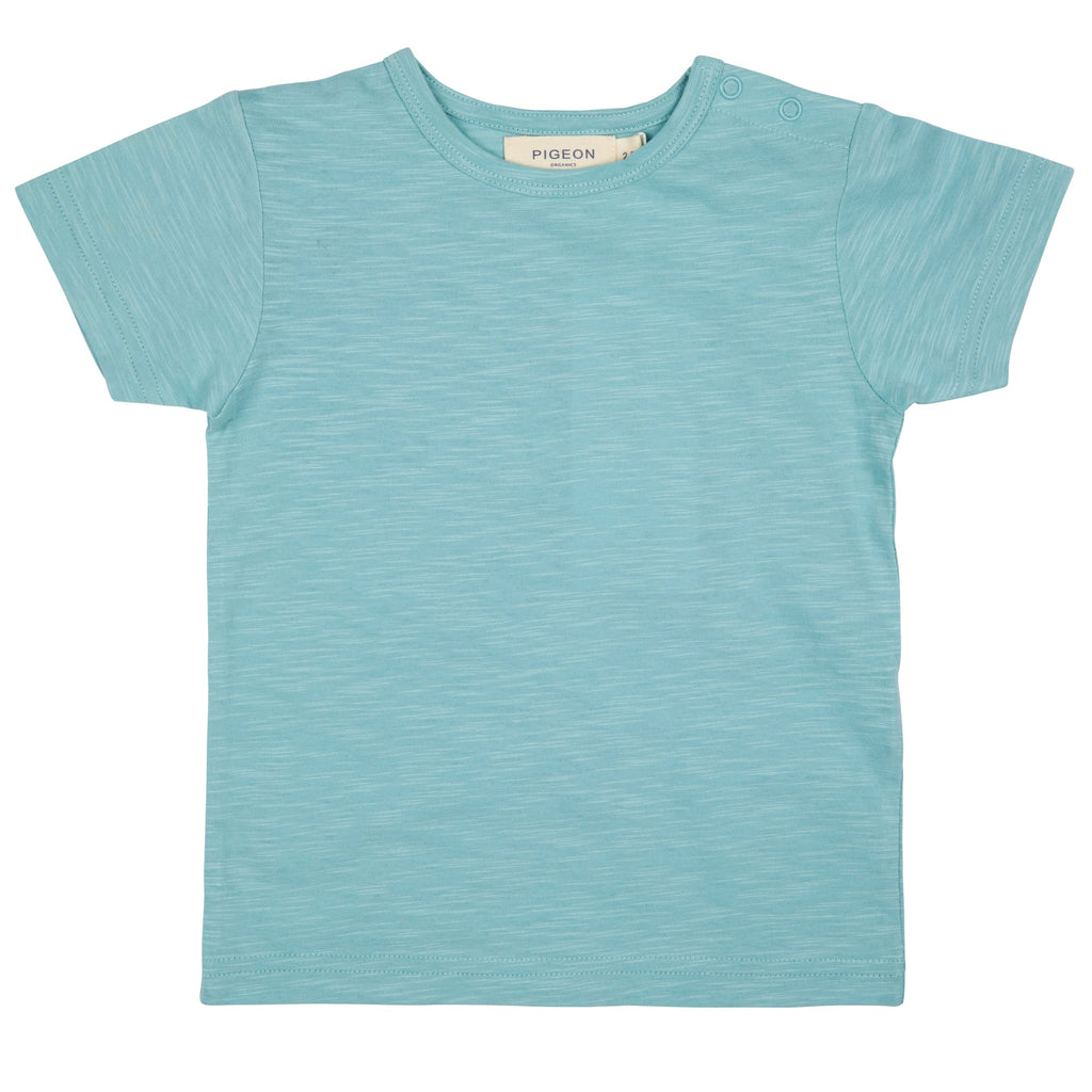 Short Sleeve T-Shirt (Slub) - Turquoise