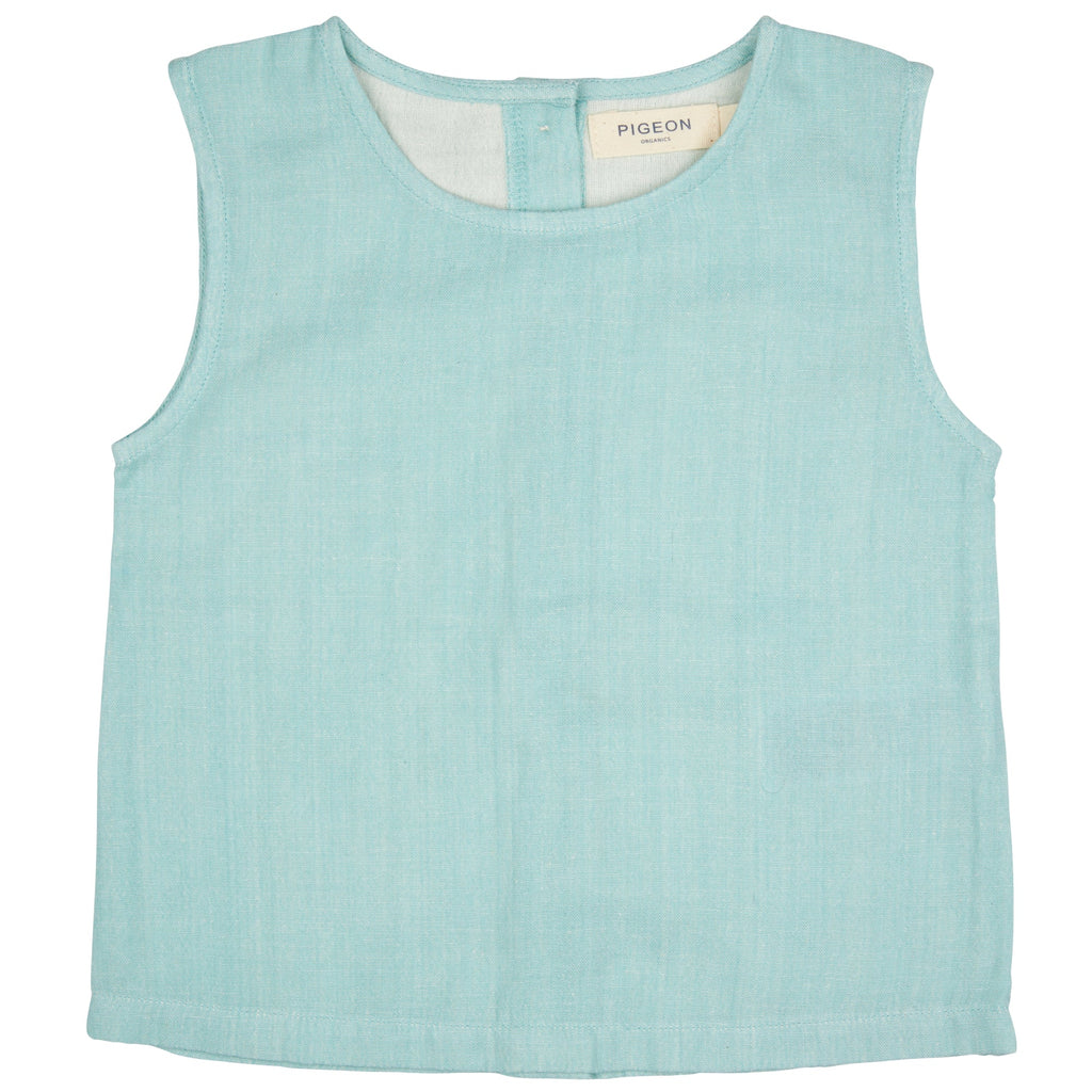 Summer Top (Muslin) - Turquoise
