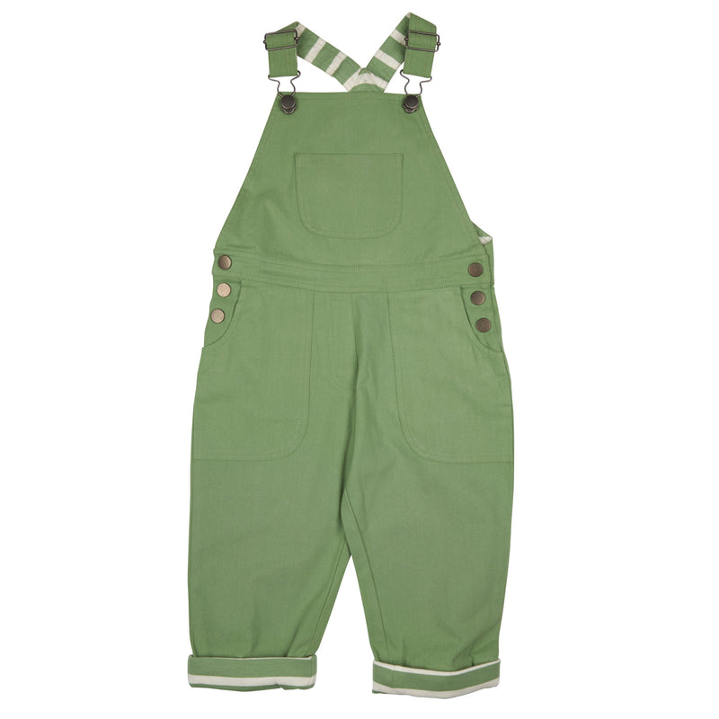 Worker Dungarees (Light Twill) - Green