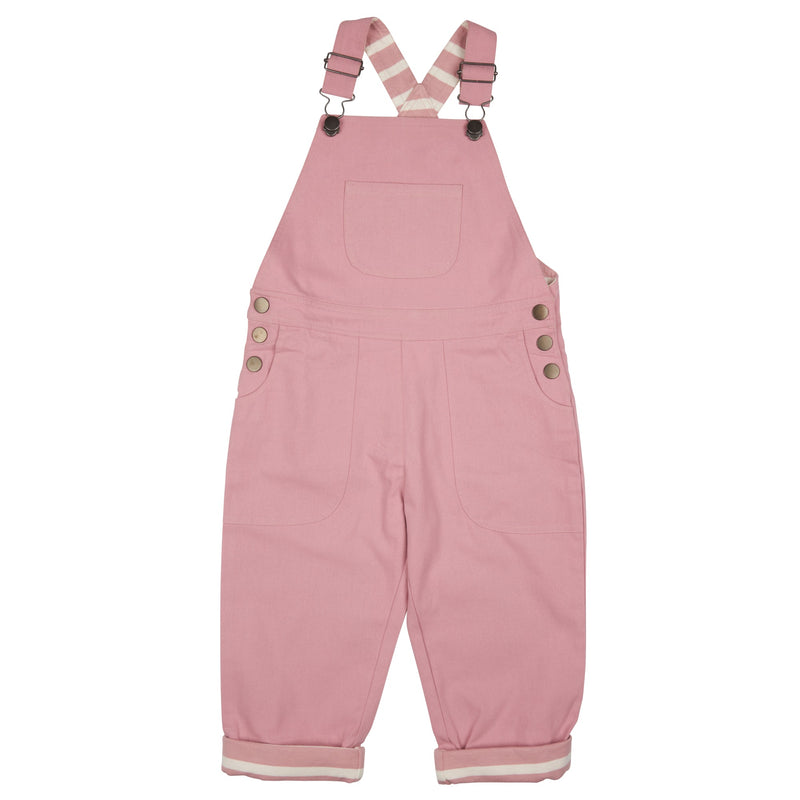 Worker Dungarees (Light Twill) - Pink