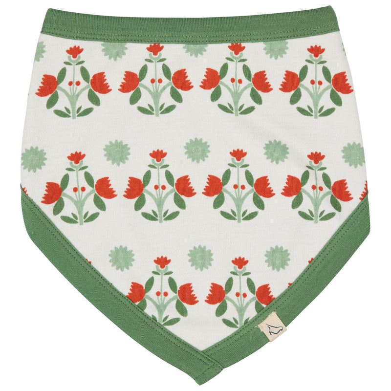 Bib - Block Flower