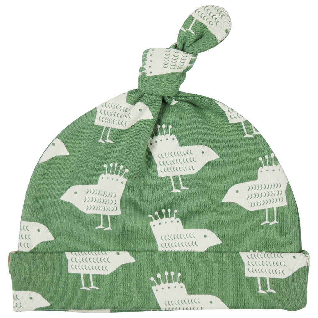 Knotted Hat - Birds On Green