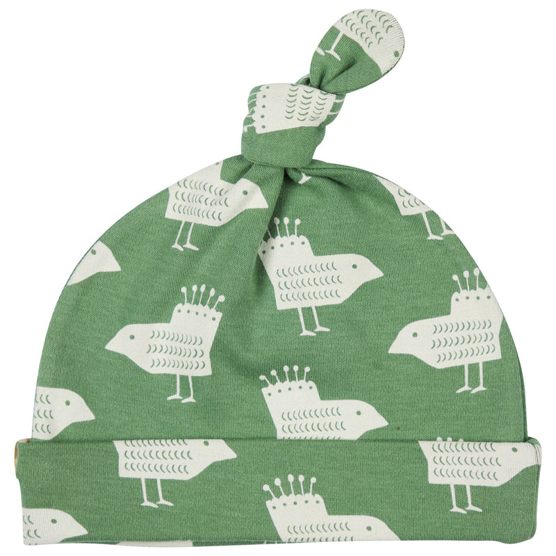 Knotted Hat - Birds On Green