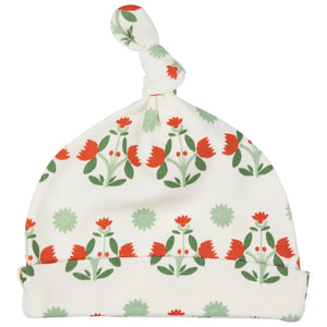 Knotted Hat - Block Flower