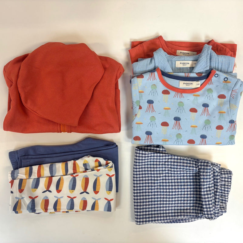 Sample bundle - blue/orange, 2-3y
