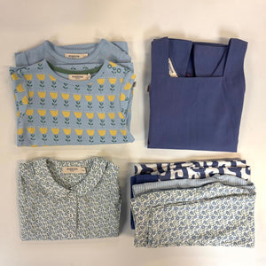 Sample bundle - primarily blue (contains dresses), 2-3y