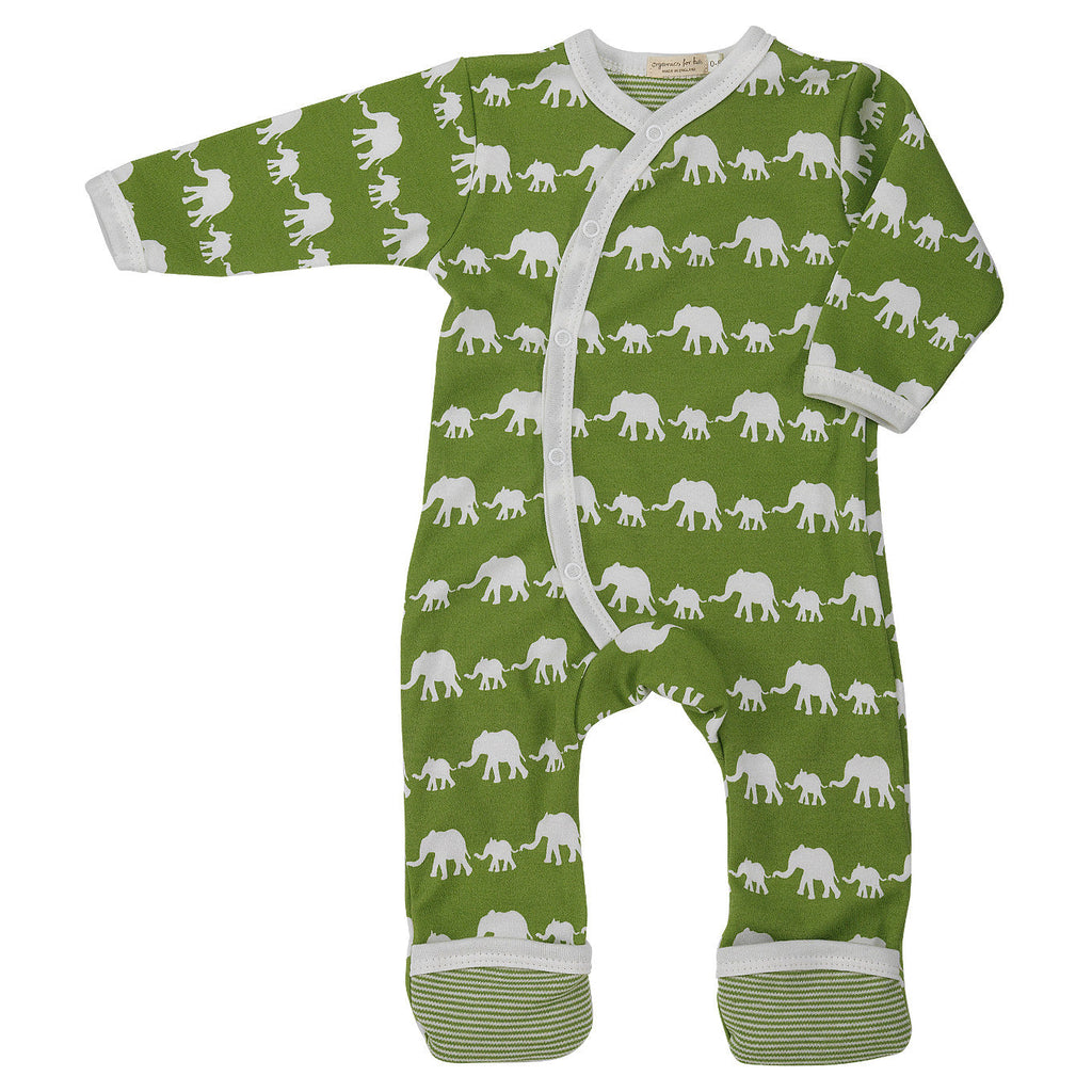 Elephant Romper - Green
