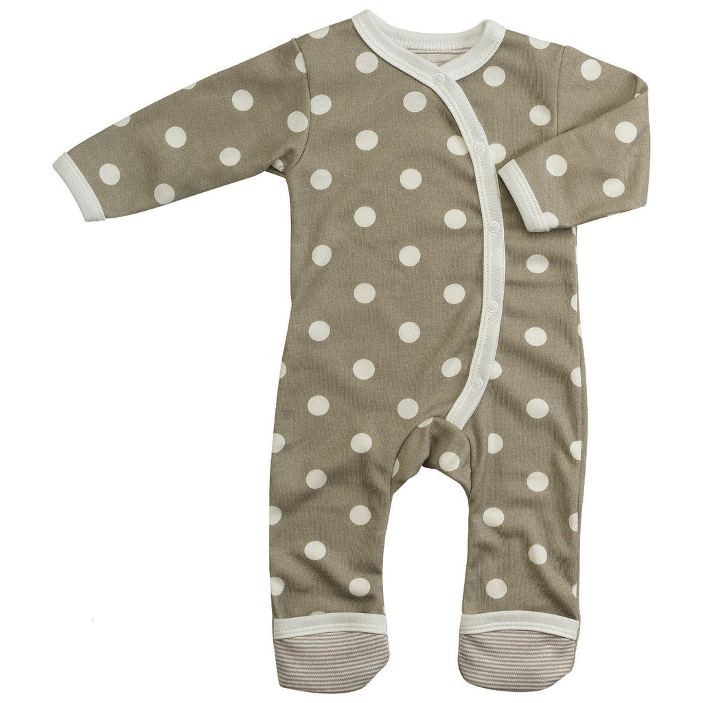 Spotty Romper - Taupe